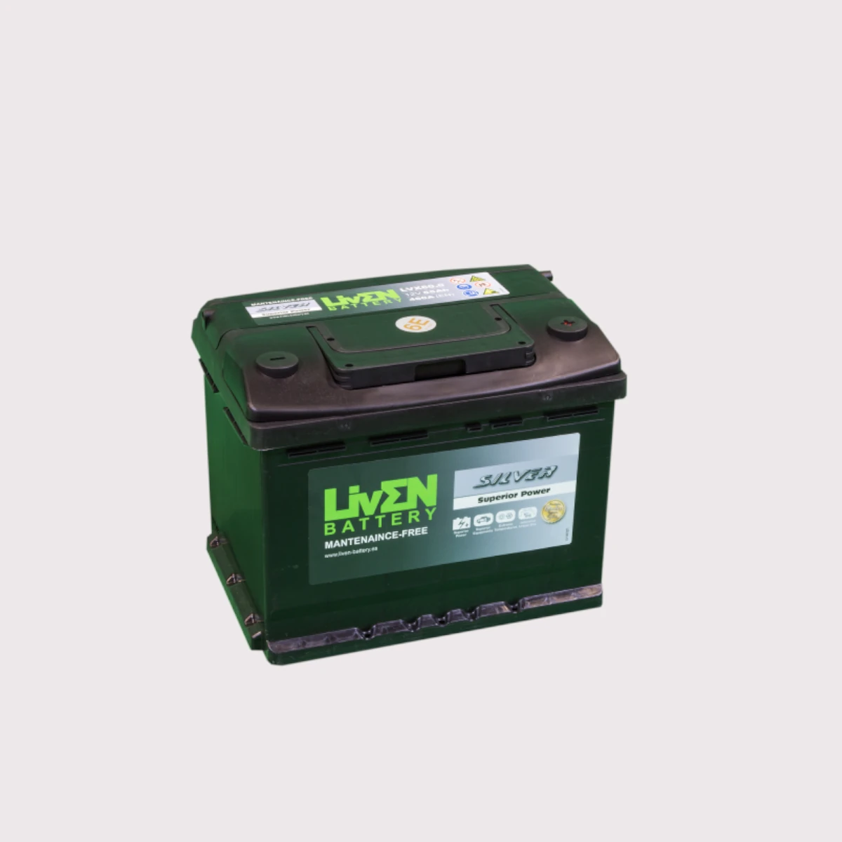 LVX60 Batería Liven Sliver de 60 Ah